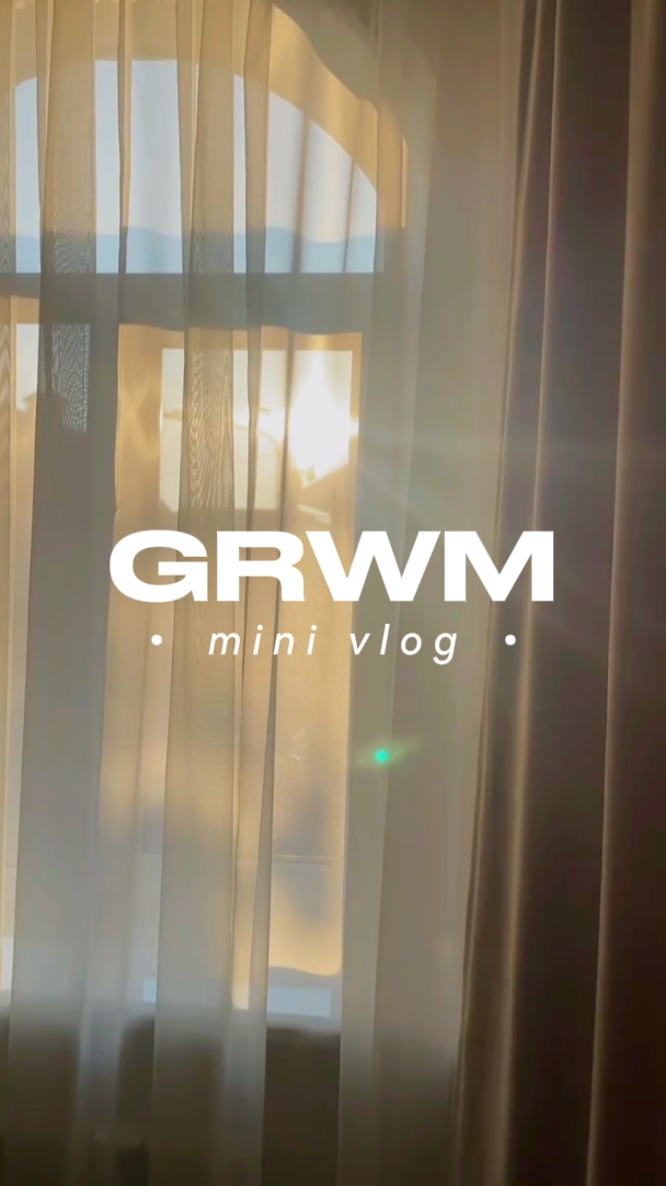 grwm vlog 'u