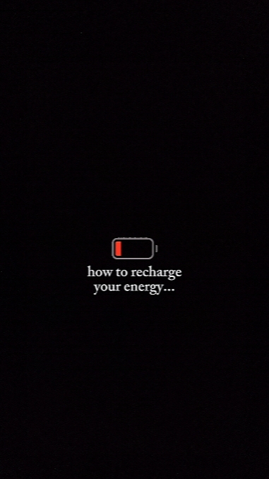 Recarga tu energía