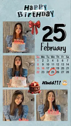 hbd 25 February