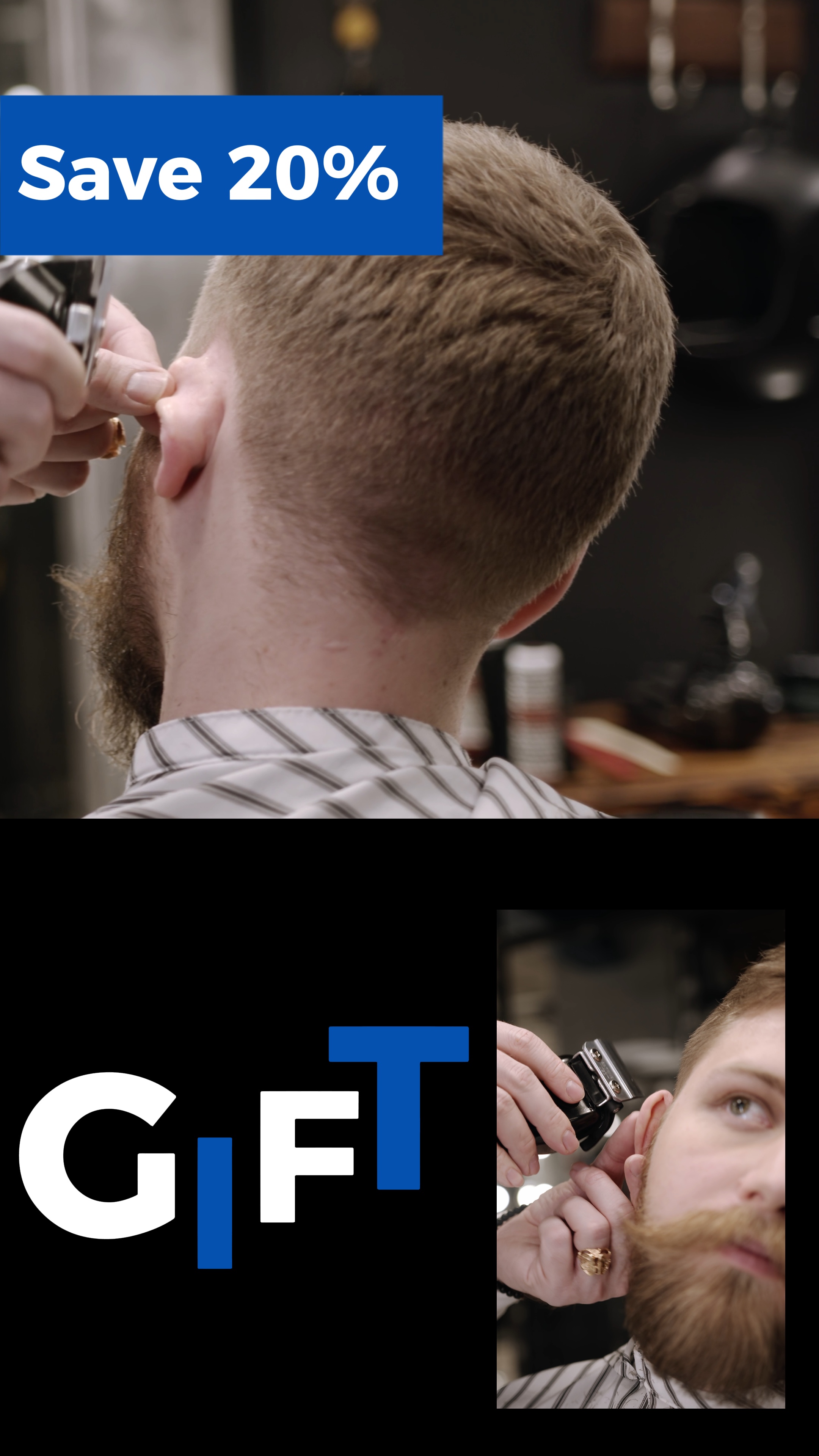 Father's Day Hair Salon Promotion Template
