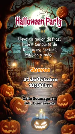 Invitación Halloween