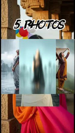 5 photos template 