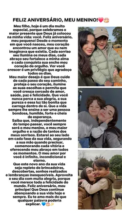 parabéns filho 