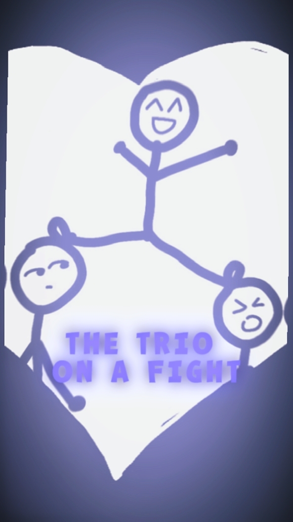 D TRIO ON A FIGHT