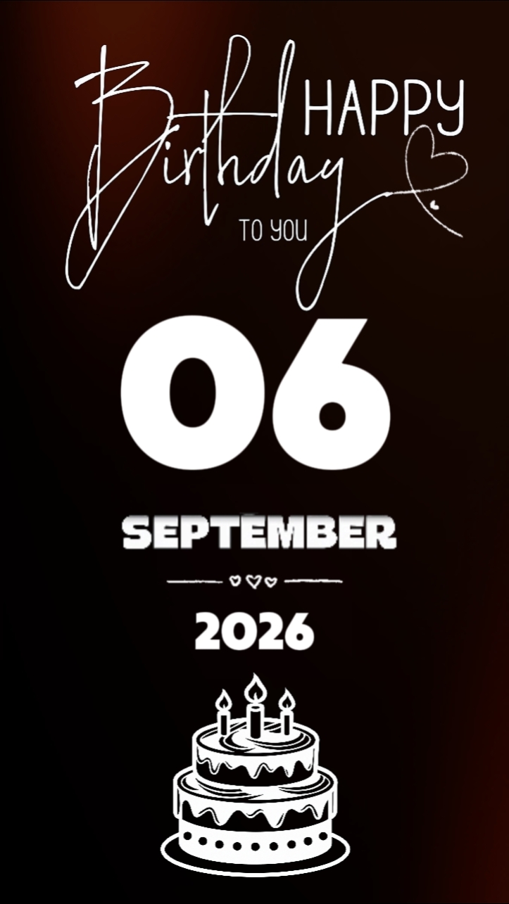 Birthday 06sept
