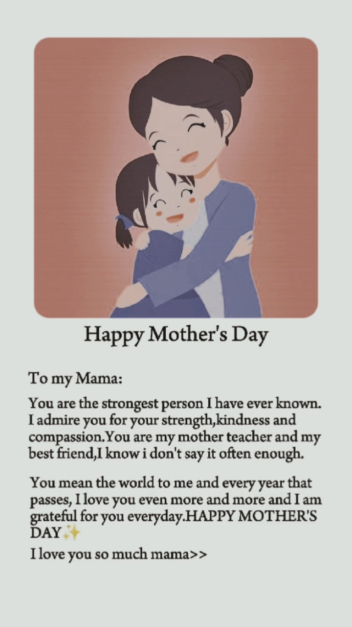 Happy mother's day