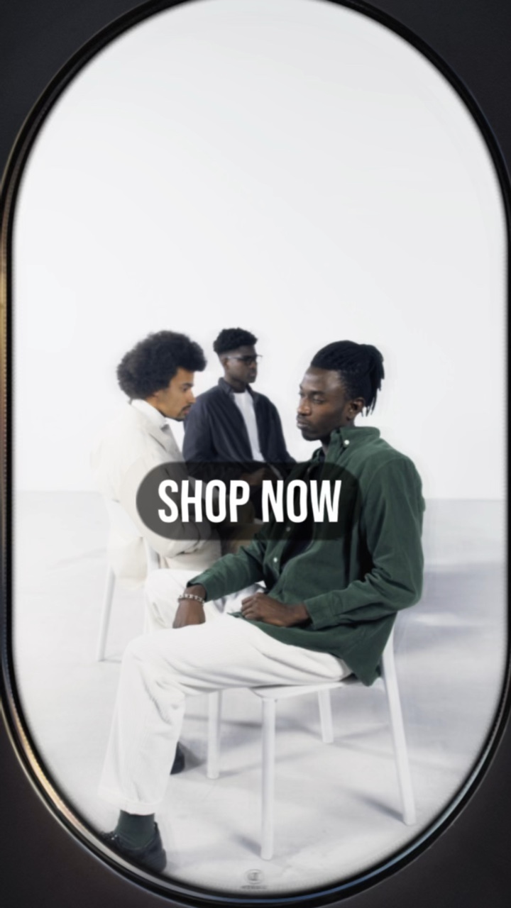 Minimalist Men’s Clothing Product Display Beat-Matching TikTok Style