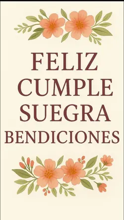 FELIZ CUMPLE SUEGRA