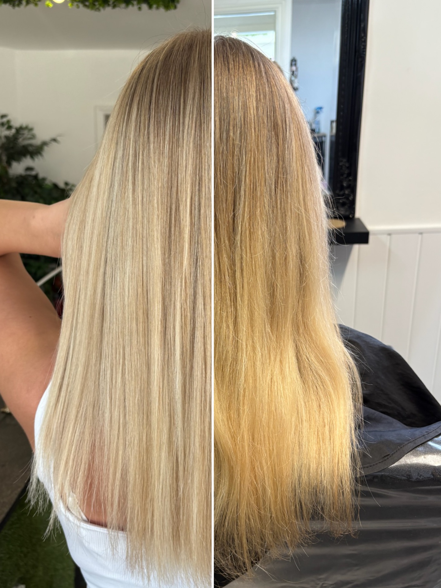 Antes e depois ☁️