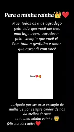 feliz dia das mães
