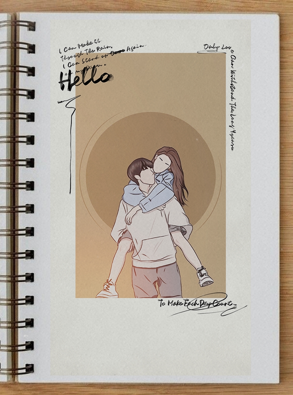Sketch na libro