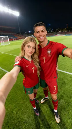 Selfie with ronaldo