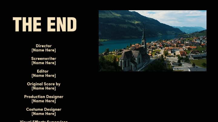 outro end movie 