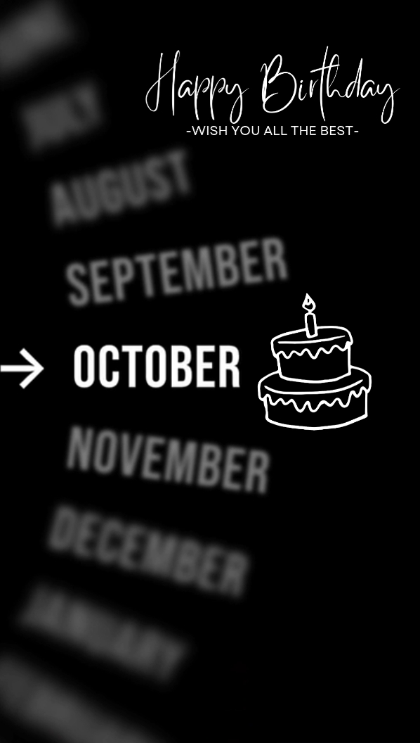 HBD OCTOBRE 