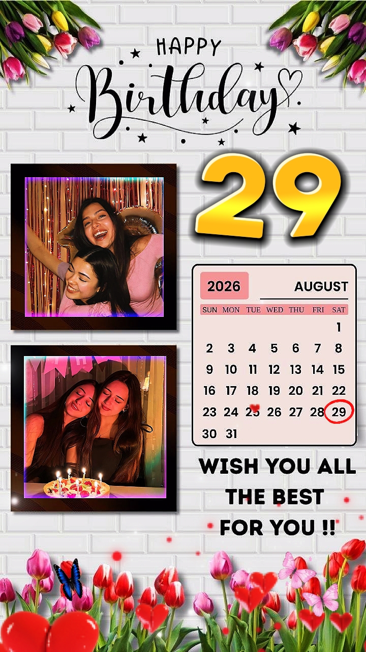 HBD 29 August 2026