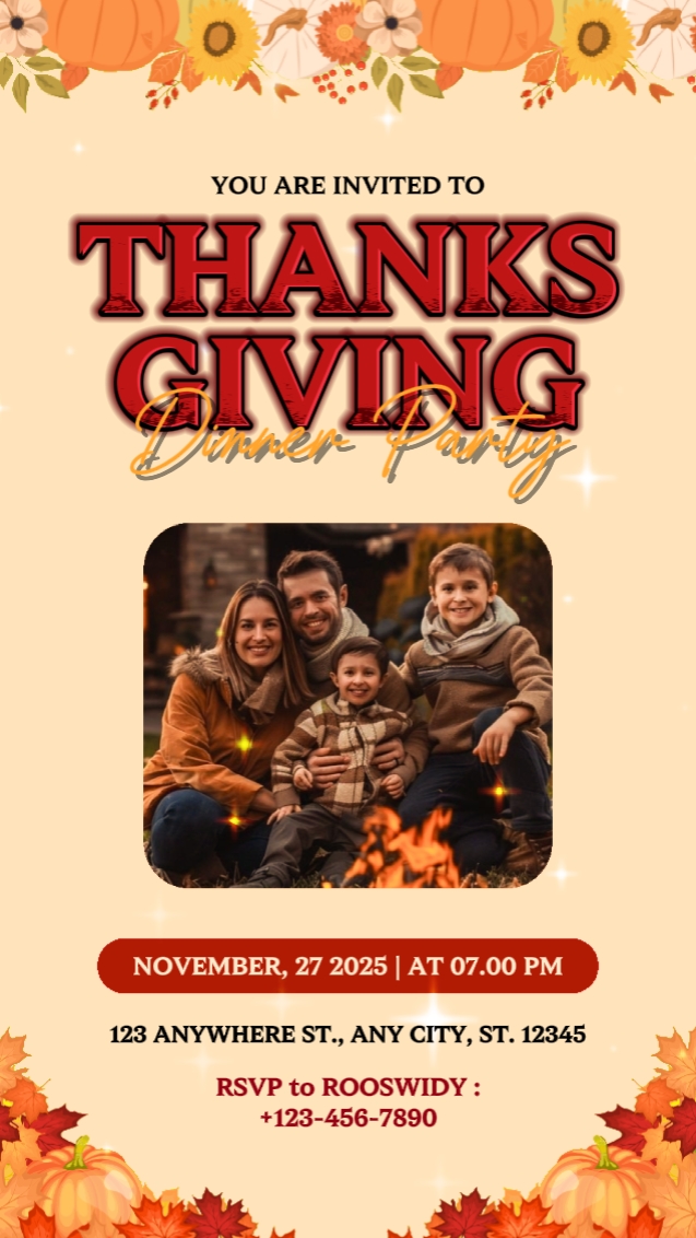 Undangan Thanksgiving