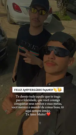 parabéns irmão 