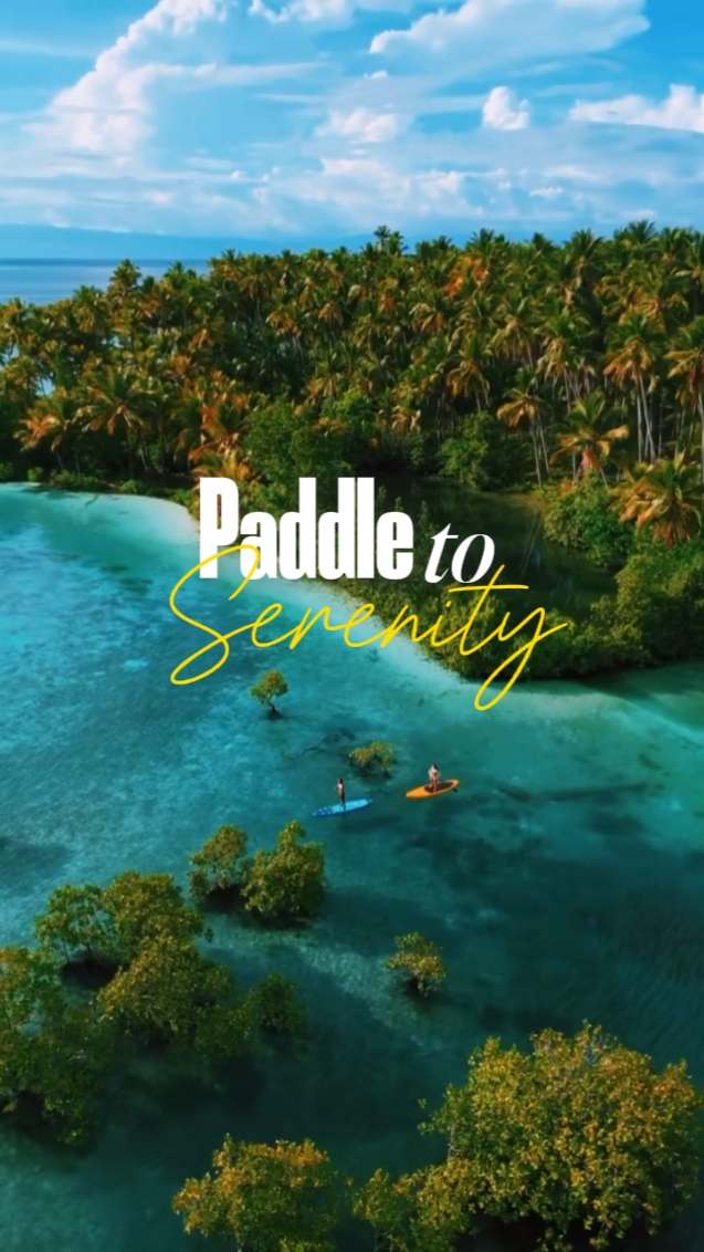 it's a paddle away