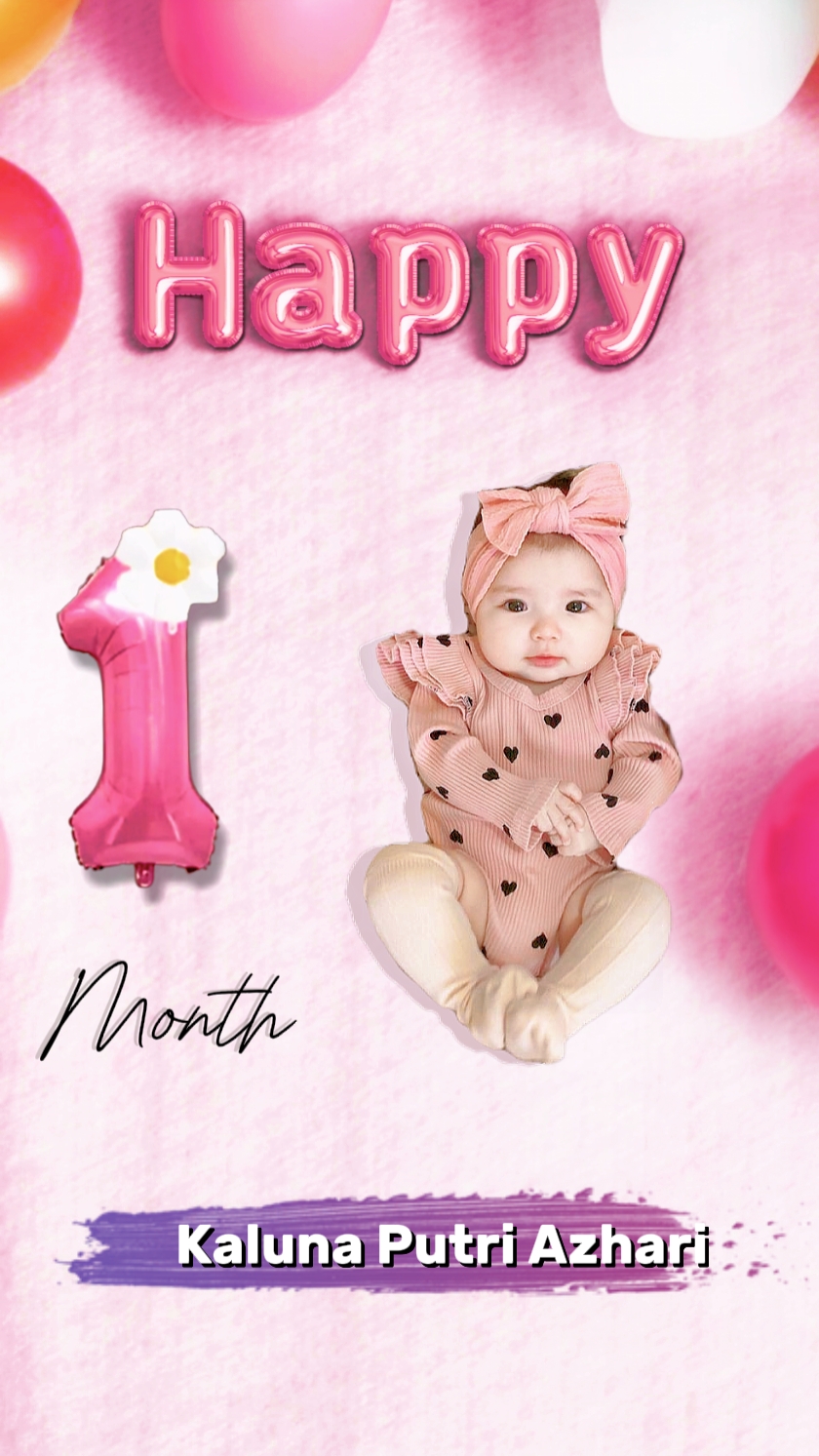 Happy 1 Month Baby
