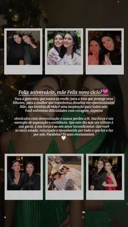 aniversário mãe