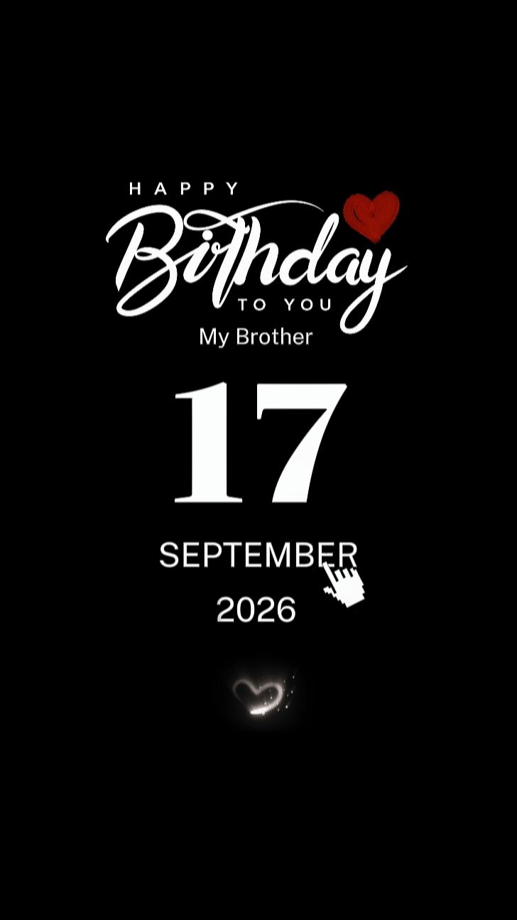 BDAY BROTHER 17 SEPT