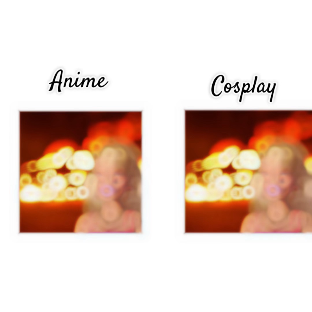 Anime vs Cosplay
