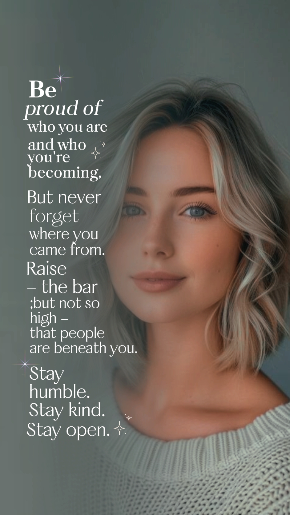 Be proud