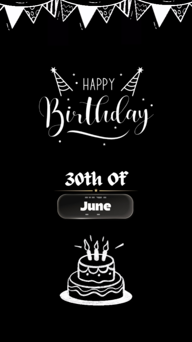 Geburtstag 30. Juni