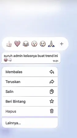 Suruh admin kelas