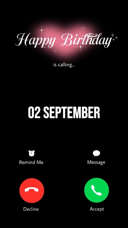 HBD 2 SEPTEMBER
