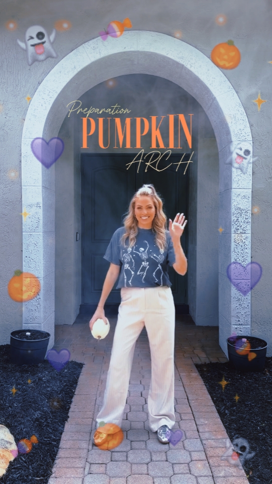 pumpkin arch