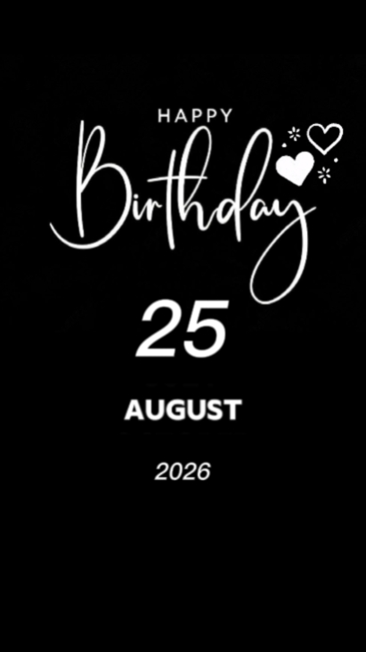HappyBDYGirl25August