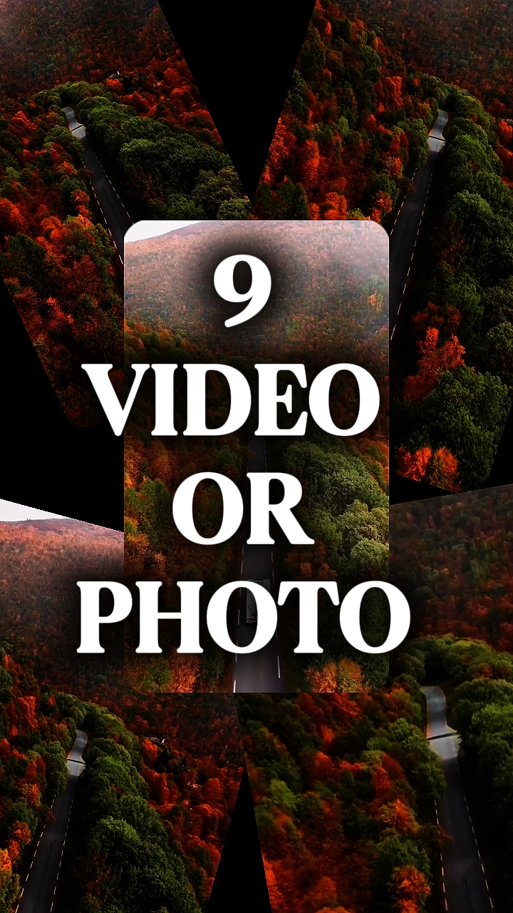 9 vídeo ou foto 