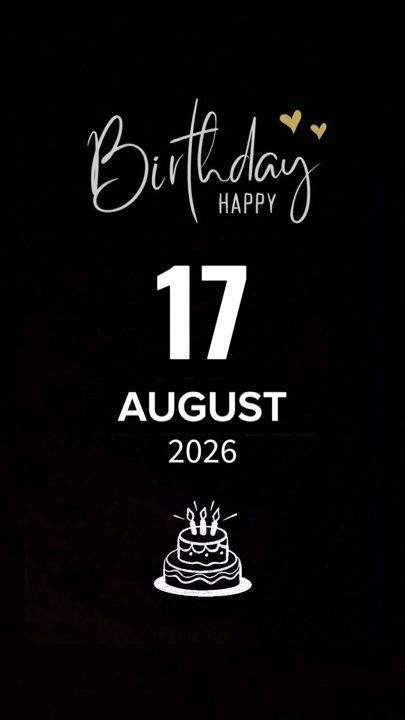 CUMPLEAÑOS | 17 DE AGOSTO
