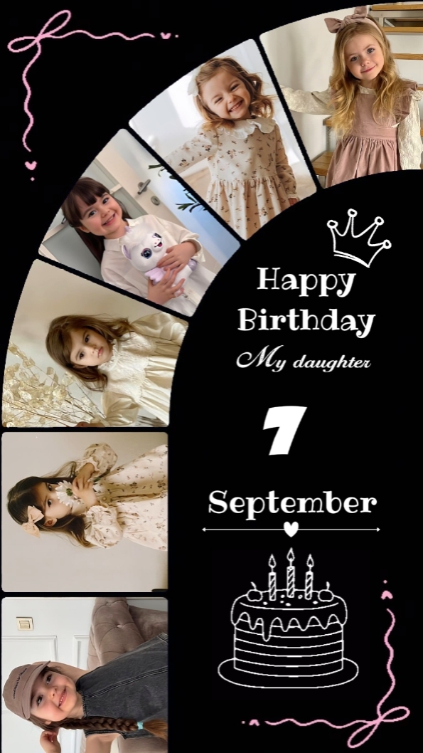 B'day Daughter 7 Sep