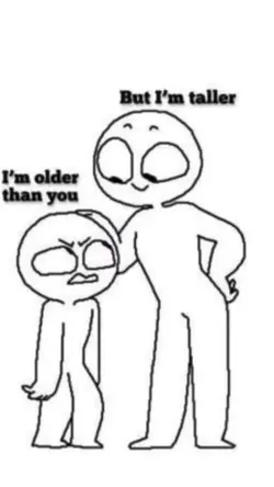Older vs taller