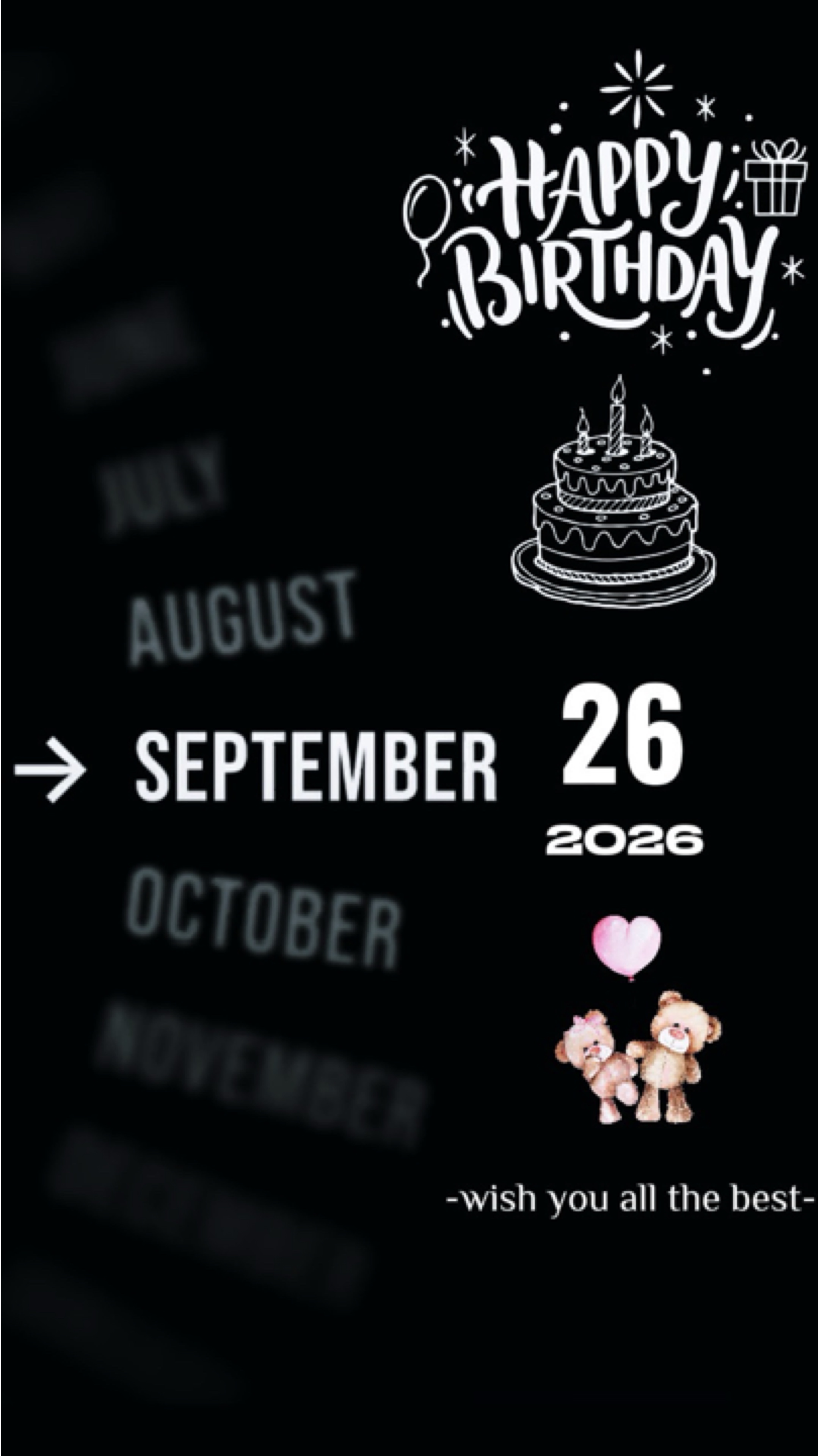 Hbd 26 sept
