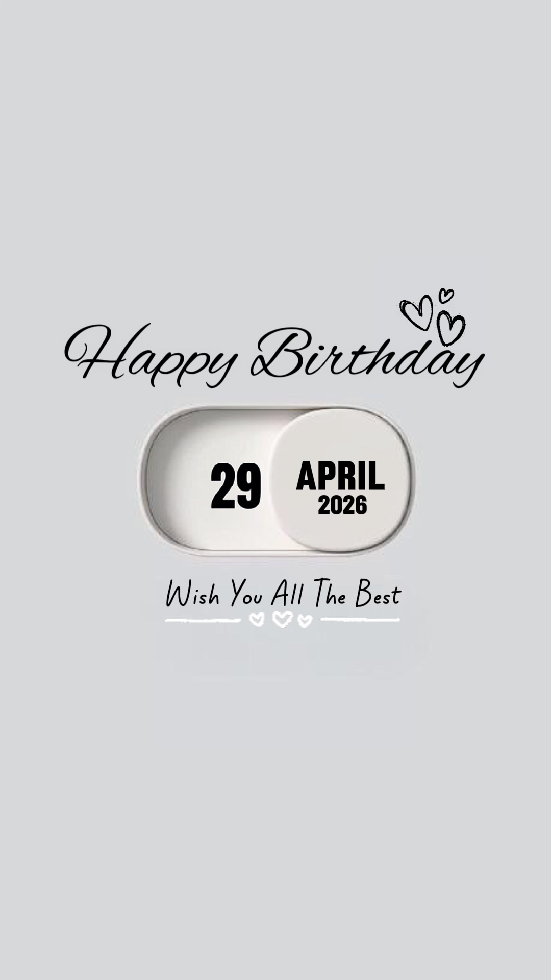 BIRTHDAY SON 29APRIL