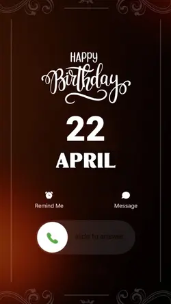 HBD 22 APRIL 2026