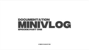 Mini Vlog Dibuka