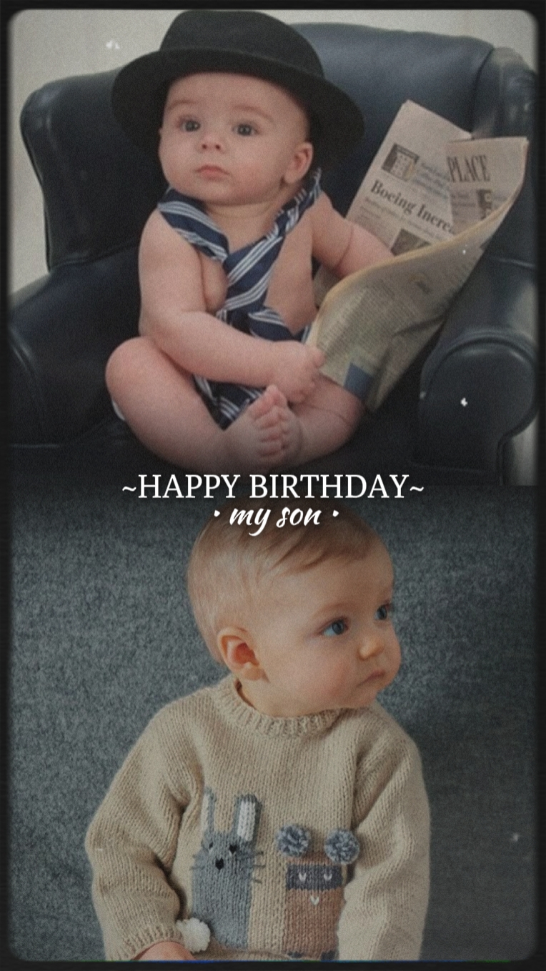 Feliz aniversário meu filho