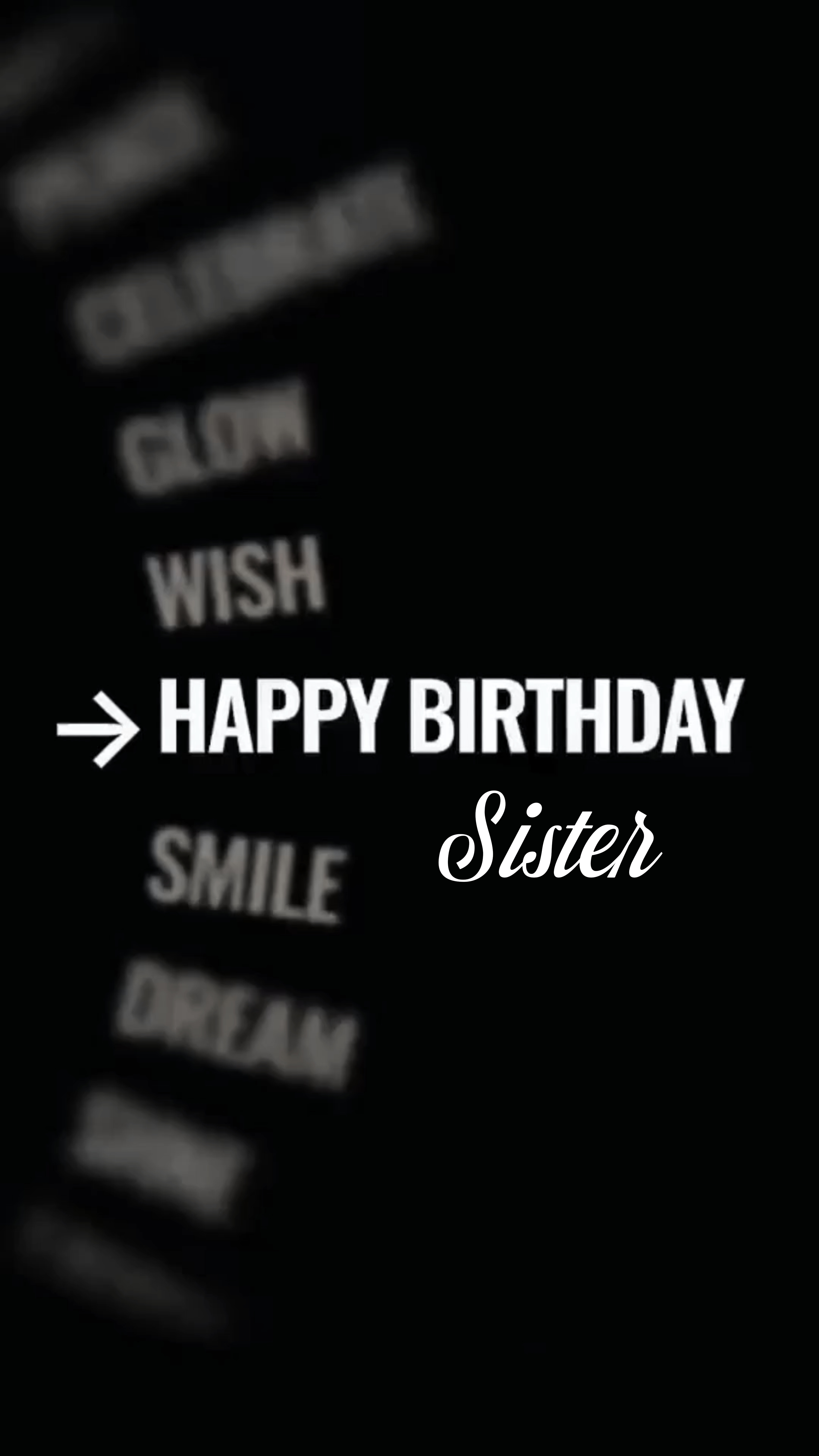 Birthday Sister