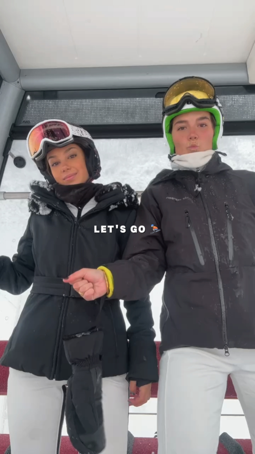 skiing