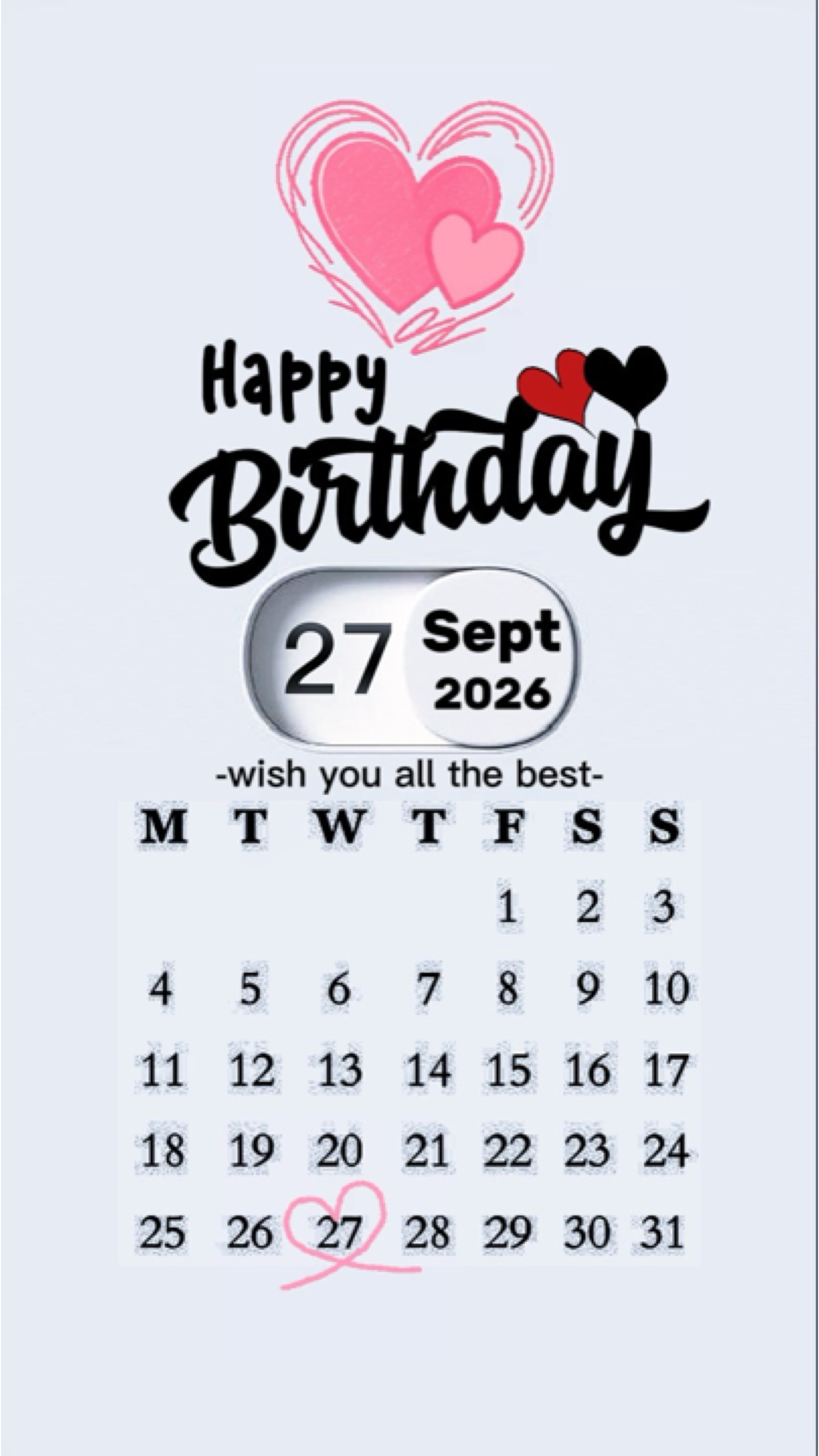 hbd 27 september