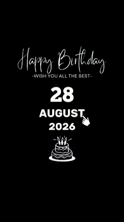 Hbd Bruder 28 aug