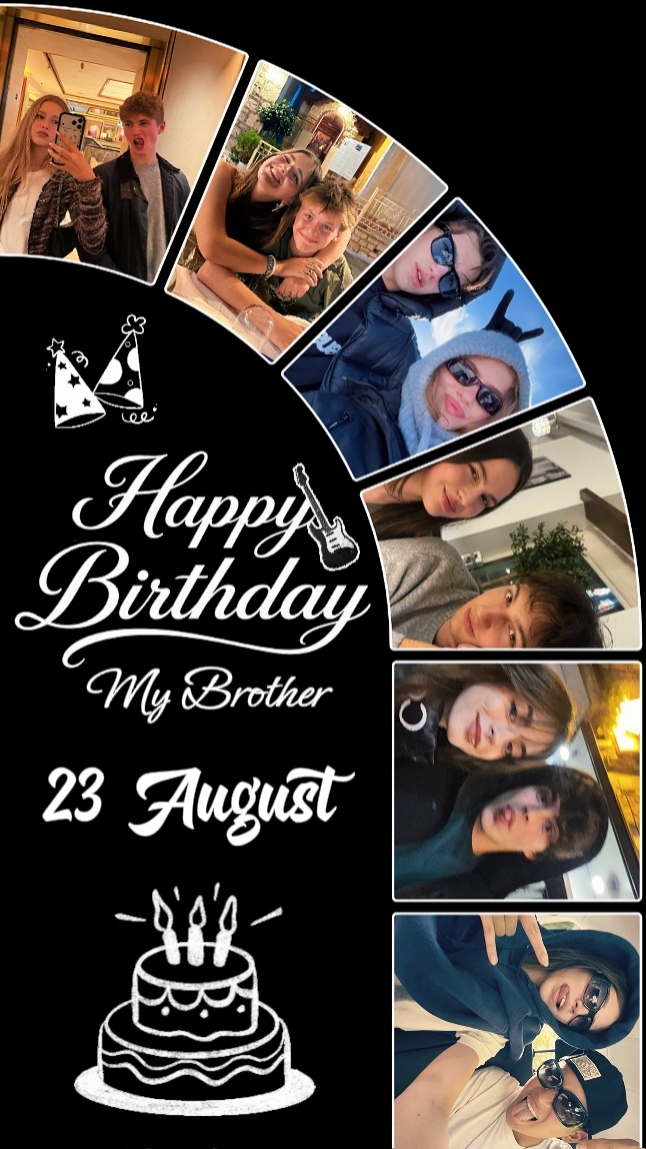 HBD BROTHER 23 DE AGOSTO