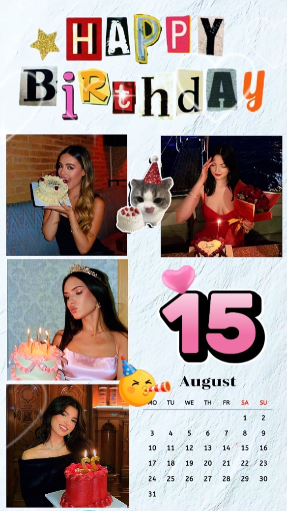 CUMPLEAÑOS 15 DE AGOSTO 
