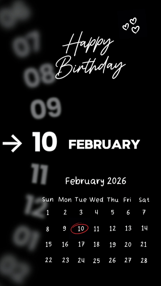 Hbd 10. Februar 