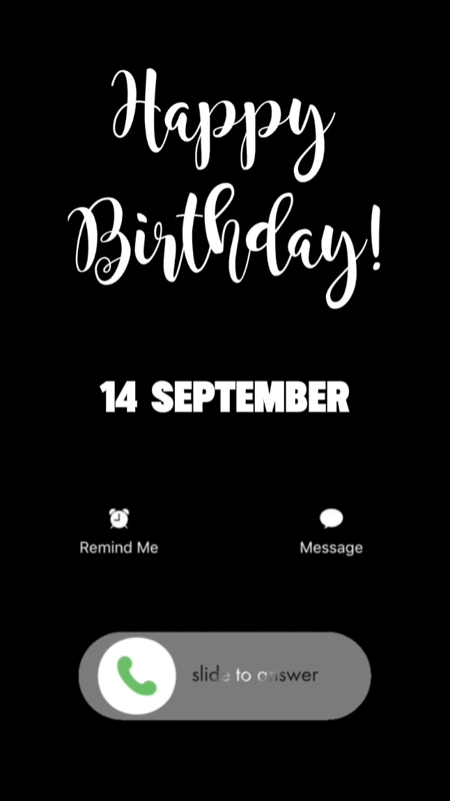 14 September B'day 