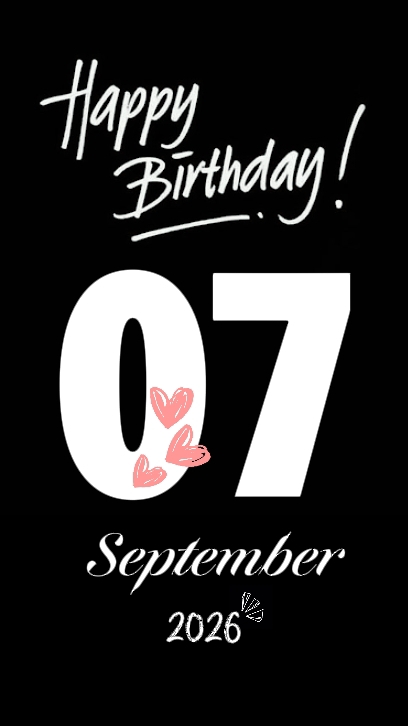 07 SEPTIEMBRE CUMPLEAÑOS